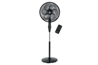 Tefal Silence Force Anti-Mosquito Repellent Stand Fan With Remote Control, 16 Inch, Black - VG4135EE - T