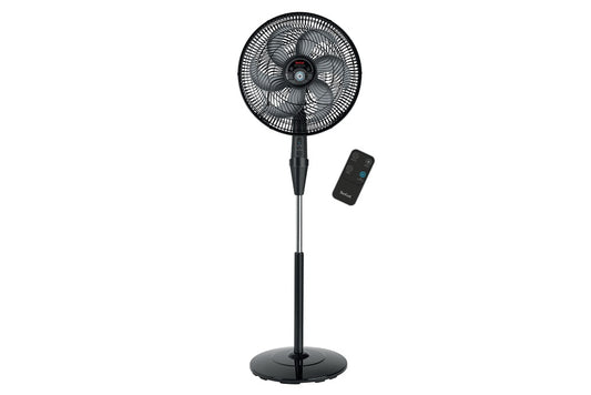 Tefal Silence Force Anti-Mosquito Repellent Stand Fan With Remote Control, 16 Inch, Black - VG4135EE