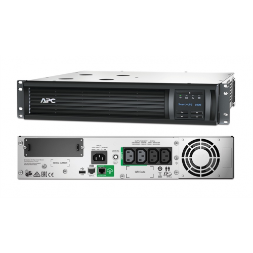 APC by Schneider Electric UPS,SC-1000VA-LCD-RM-2U-SMC1000I-2UC