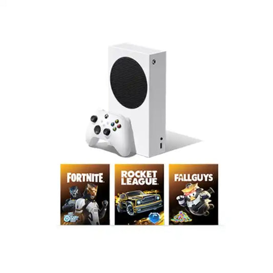 Xbox Series S 512 Console With 3 Games Fortnite Rocket League And Fallguys