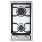 Elba Gas stove 30 cm - 2 gas burners - Stainless steel - Integrated electric - EN35-200XD