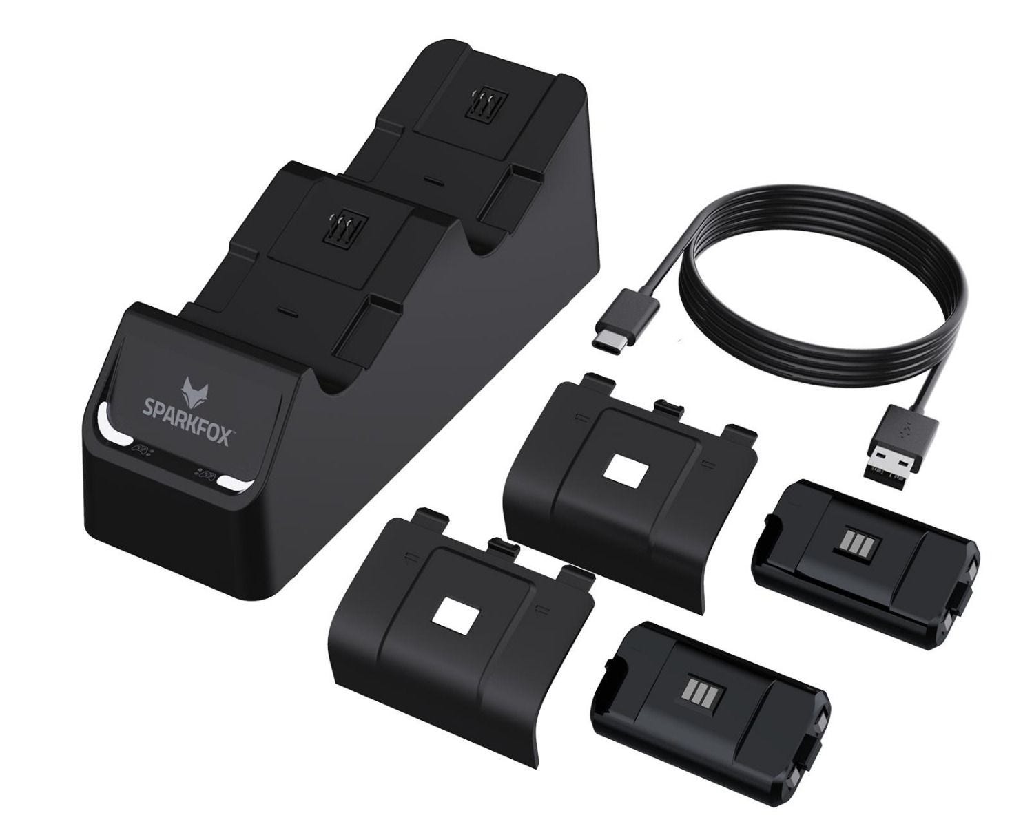 SparkFox Dual Charging Station for Xbox Series X/S Controller - T