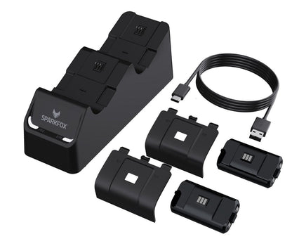 SparkFox Dual Charging Station for Xbox Series X/S Controller - T