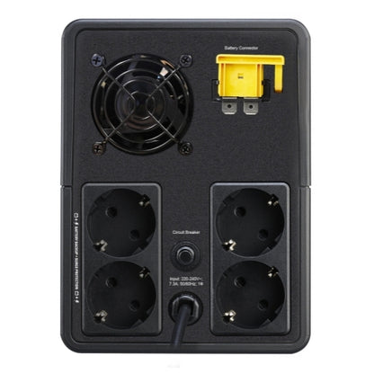 Easy Ups 1600Va, 230V, Avr, Schuko Sockets 1.2meter Black