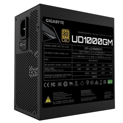 Gigabyte UD1000GM 1000W 80 PLUS Gold Certified Power Supply