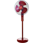 Fresh ES 537 Electric Pedestal Fans With 3 speeds - Red