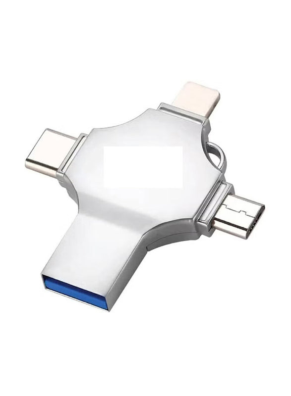 4 In 1 OTG FOR IOS USB Flash Drive - (Micro - Lightning - Type-C - USB 3.0) (256) - T