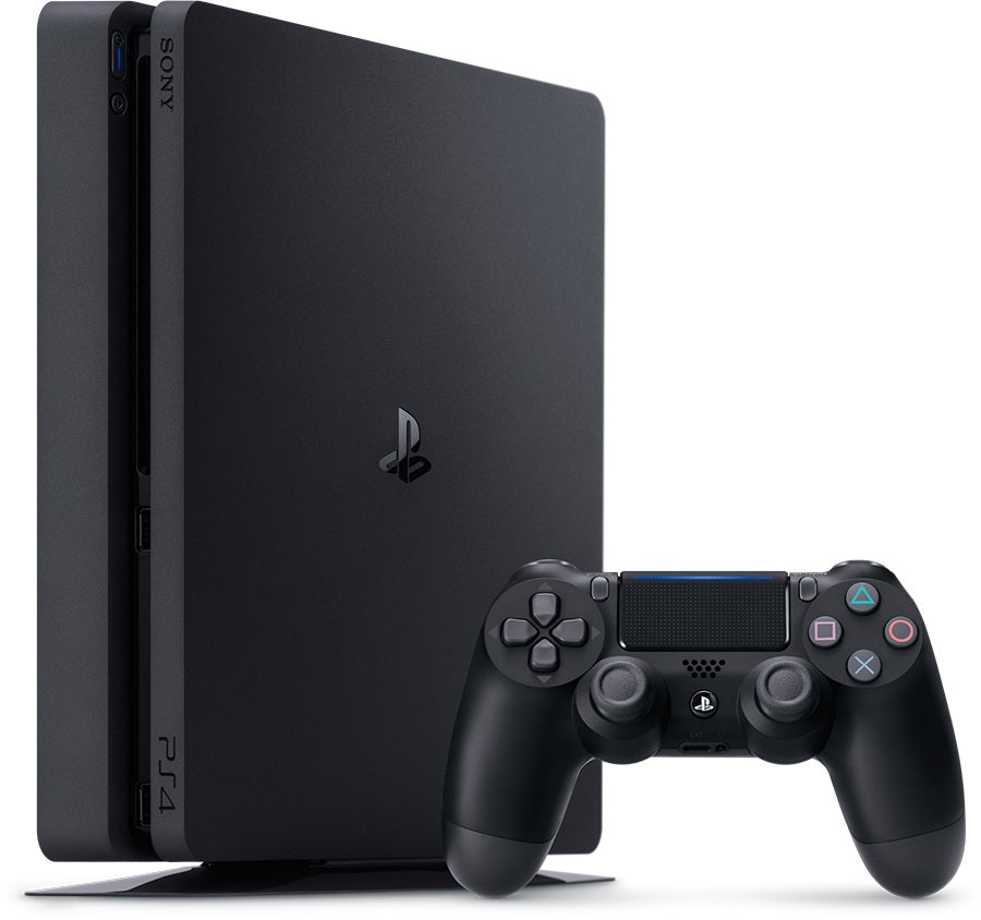 Sony PlayStation 4 Slim, 1 Tera, Controller- Black