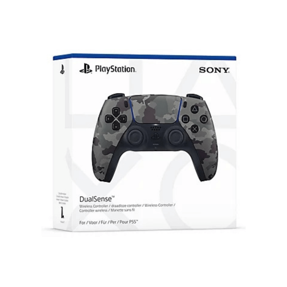 PlayStation 5 Disc Slim Console With Extra Grey Camouflage Controller And FC 24