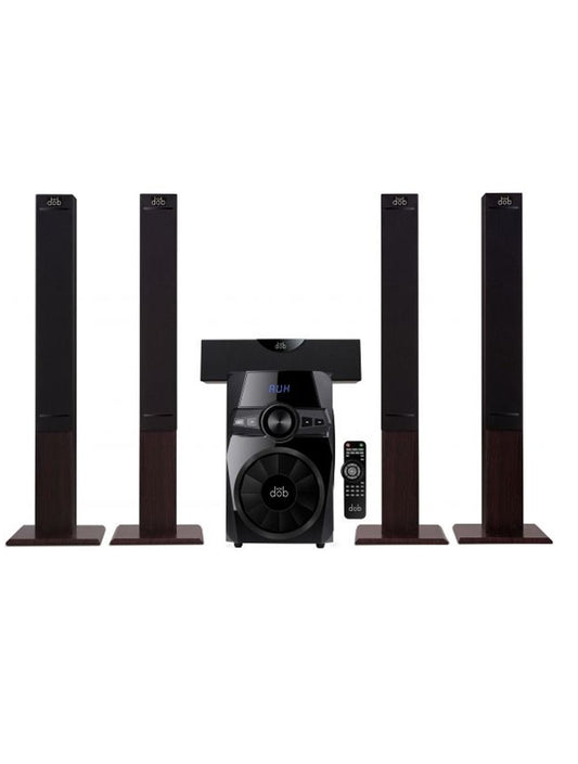 dob SX5 Wireless Computer Speakers, Black, Bluetooth, Auxiliary, USB