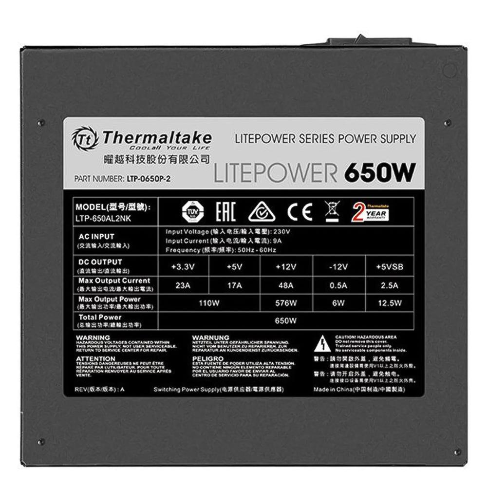 Thermaltake Litepower LTP-0650P-2 650W Power Supply