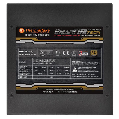 Thermaltake Smart SE SPS-730AH3CCB 730W Power Supply